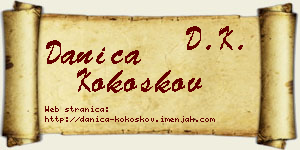 Danica Kokoškov vizit kartica